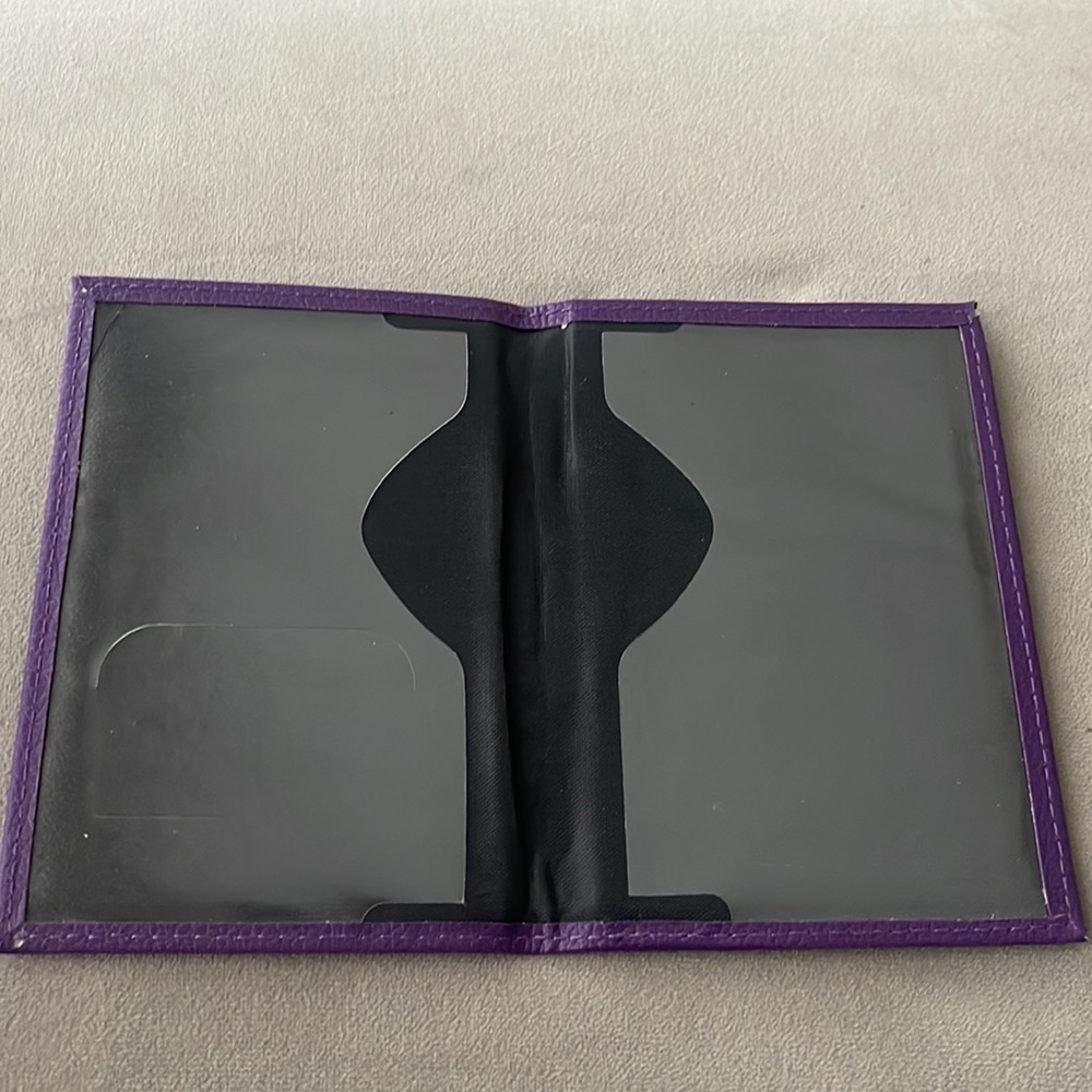 Purple Passport Cover - Picture 3 of 3